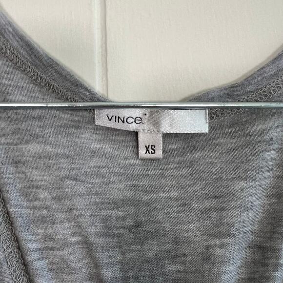 Vince Gray Drop Waist Lightweight Tank Dress Sz Xs - Picture 3 of 10